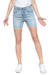 DAMSKIE SPODENKI LEE BOYFRIEND SHORT L37NLJIR 112108087. Niebieskie szorty damskie Lee, bez wzorów, z jeansu. W wyprzedaży za 99.99 zł.