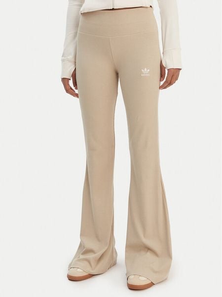 Adidas Legginsy Essentials KD3850 Beżowy Flared Leg. Brązowe legginsy damskie Adidas, xs, bez wzorów, z bawełny. Za 219.99 zł.