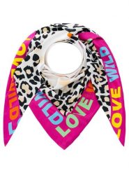 Zwillingsherz Chusta trójkątna "Wild Love" ze wzorem - 138 x 68 cm rozmiar: onesize. Chusty damskie Zwillingsherz, bez wzorów, z materiału. Za 100.99 zł.