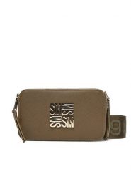 Steve Madden Torebka Brisa-2 SM13001822 Zielony. Zielone listonoszki damskie Steve Madden, bez wzorów, ze skóry, bez dodatków. Za 369.99 zł.