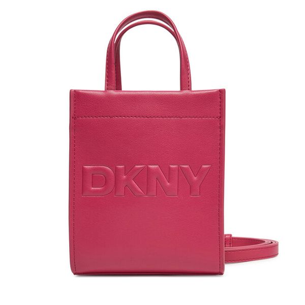Torebka DKNY. Czerwone torebki klasyczne damskie DKNY, bez dodatków. Za 259.99 zł.