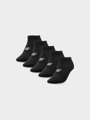 4F Skarpetki krótkie (5-pack) damskie - czarne 35-38. Czarne skarpetki damskie 4F, bez wzorów. Za 59.99 zł.