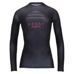 Koszulka z długim rękawem dla kobiet Kenny Charger. Czarne koszulki damskie KENNY, bez wzorów, bez kołnierzyka, bez ramiączek. Za 269.50 zł.