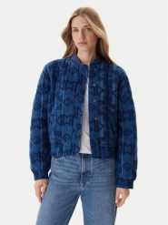 Mustang Kurtka bomber Bouse 1016739 Niebieski Regular Fit. Niebieskie kurtki damskie Mustang, m, bez wzorów, z bawełny, bez kaptura. Za 529.99 zł.