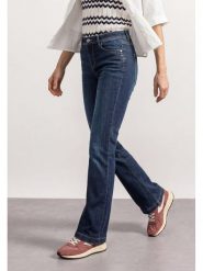 Street One Dżinsy - Bootcut fit - w kolorze granatowym rozmiar: W32/L30. Niebieskie jeansy damskie Street One. Za 189.95 zł.