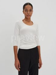 Someday Koszulka w kolorze białym rozmiar: 42. Białe koszulki damskie someday., bez wzorów, z bawełny, bez kołnierzyka, bez ramiączek. Za 65.99 zł.