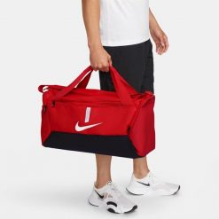 Torba Sportowa Academy Team. Białe torby sportowe Nike, bez wzorów, z materiału, małe. Za 99.99 zł.