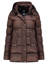 Geographical Norway Kurtka zimowa "Dolidia" w kolorze brązowym rozmiar: XL. Brązowe kurtki damskie Geographical Norway, na zimę, xl, bez wzorów, z puchu, bez kaptura. Za 261.05 zł.