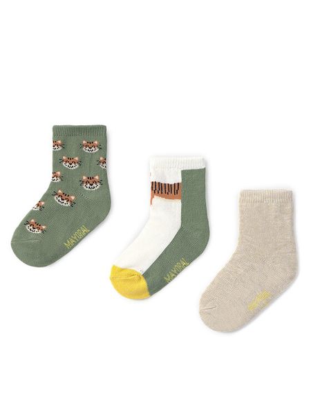 Mayoral Skarpety długie 10870 Kolorowy. Skarpetki chłopięce Mayoral, bez wzorów, z bawełny. Za 29.99 zł.