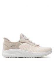 Skechers Sneakersy Bobs Squad Chaos-In Color 117504/OFWT Biały. Białe obuwie sportowe damskie Skechers, z materiału, bez zapięcia. Za 279.99 zł.