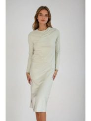 Monki Sukienka w kolorze jasnozielonym rozmiar: S. Zielone sukienki damskie Monki, bez wzorów, z bawełny, bez ramiączek. Za 51.45 zł.