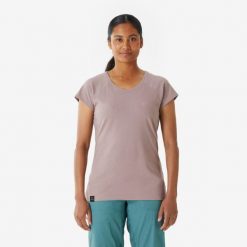 Koszulka wspinaczkowa damska Simond Vertika. Brązowe bluzki damskie SIMOND, l, bez wzorów, z bawełny, sportowe, bez kołnierzyka, bez ramiączek. Za 69.99 zł.