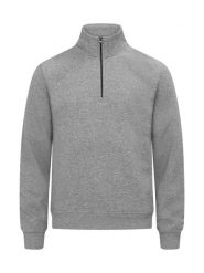 Clique Miami Half Zip bluza półrozpinana z bawełny i recyklingowanego poliestru. Szare bluzy damskie CLIQUE, s, bez wzorów, z bawełny, bez kaptura. Za 189.36 zł.