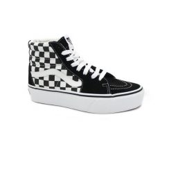 Buty do chodzenia damskie Vans UA SK8HI Platform 2.0. Czarne obuwie sportowe damskie Vans, z gumy, bez zapięcia, trekkingowe. Za 611.00 zł.