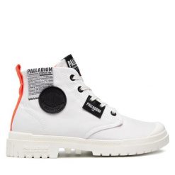 Trapery Palladium. Białe trapery damskie Palladium, bez zapięcia. Za 329.99 zł.