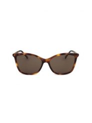 Jimmy Choo Damskie okulary przeciwsłoneczne w kolorze złoto-brązowym rozmiar: 56. Brązowe okulary przeciwsłoneczne damskie Jimmy Choo. Za 394.95 zł.