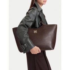 Torebka Nine West. Brązowe shopper bag Nine West, bez wzorów, bez dodatków. Za 259.99 zł.