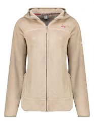 Canadian Peak Kurtka polarowa "Upaloodeak" w kolorze beżowym rozmiar: XL. Brązowe kurtki damskie Canadian Peak, xl, bez wzorów, z polaru, bez kaptura. Za 82.99 zł.