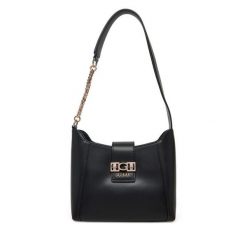 Torebka Guess. Czarne torebki klasyczne damskie Guess, bez dodatków. Za 399.99 zł.