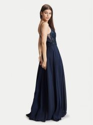 Hey Kyla Sukienka wieczorowa 5AC105HK Granatowy Regular Fit. Niebieskie sukienki damskie Hey Kyla, bez wzorów, z syntetyku, wizytowe, bez ramiączek. Za 639.99 zł.