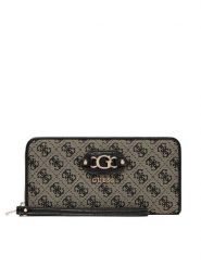 Guess Portfel Samantha Slg SWJT23 13146 Czarny. Czarne portfele damskie Guess, z aplikacjami, z materiału. Za 294.99 zł.