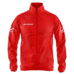 Kurtka Givova Rain Basico czerwona. Czerwone kurtki damskie Givova, xs, bez wzorów, bez kaptura. Za 50.00 zł.