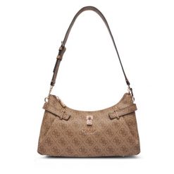 Torebka Guess. Brązowe torebki klasyczne damskie Guess, bez dodatków. Za 589.99 zł.