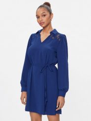 JDY Sukienka codzienna 15308123 Granatowy Regular Fit. Niebieskie sukienki damskie JDY, bez wzorów, z syntetyku, bez ramiączek. Za 79.99 zł.