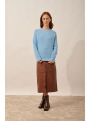 Just Cashmere Kaszmirowy sweter "Oceane" w kolorze błękitnym rozmiar: L. Niebieskie swetry klasyczne damskie Just Cashmere, l, z kaszmiru, bez kołnierzyka. Za 478.99 zł.