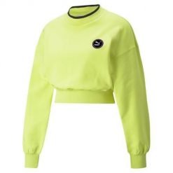 Bluza sportowa damska Puma Swxp. Żółte bluzy damskie Puma, s, bez wzorów, bez kaptura. Za 364.00 zł.