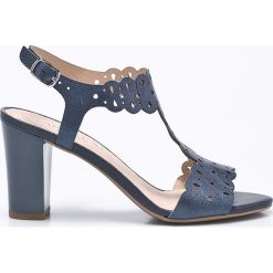 Caprice - Sandały. Szare sandały damskie Caprice, z materiału. W wyprzedaży za 229.90 zł.
