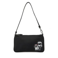 Torebka KARL LAGERFELD. Czarne torebki klasyczne damskie KARL LAGERFELD, bez dodatków. Za 399.99 zł.