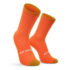 Skarpety turystyczne długie Siroko GR1 Orange. Brązowe skarpetki damskie SIROKO, bez wzorów, z materiału. Za 64.00 zł.