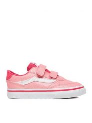Vans Tenisówki C-BROOKLYN LS V VN000D7XFUO1 Różowy. Czerwone buty sportowe dziewczęce Vans, bez wzorów, ze skóry, bez zapięcia. Za 169.99 zł.