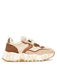 Voile Blanche Sneakersy Club 105. 2017475-29 Beżowy. Brązowe obuwie sportowe damskie Voile Blanche, ze skóry, bez zapięcia. Za 839.99 zł.