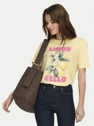 ONLY T-Shirt Lucy 15367829 Żółty Regular Fit. Żółte t-shirty damskie Only, xs, bez wzorów, z bawełny, bez kołnierzyka. Za 89.99 zł.