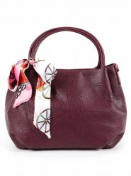 Florence Bags Skórzana torebka "Wesa" w kolorze bordowym - 33 x 20 x 16 cm rozmiar: onesize. Czerwone torebki klasyczne damskie Florence Bags, z materiału, przez ramię, bez dodatków. Za 217.99 zł.