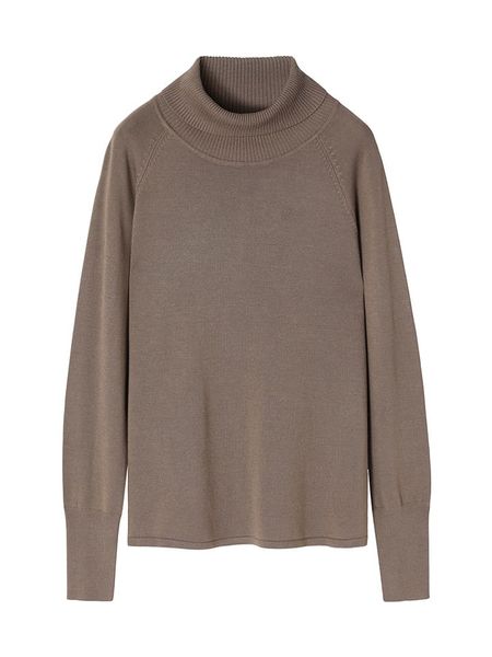 TATUUM Golf w kolorze jasnobrązowym rozmiar: S. Brązowe golfy damskie TATUUM, s, bez wzorów, ze splotem, bez ramiączek. Za 92.45 zł.