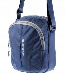 Saszetka na ramię HI-TEC SAQUET. Niebieskie nerki i saszetki damskie Hi-tec, bez wzorów, z materiału. Za 34.99 zł.