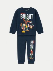 NAME IT Piżama Mickey 13234179 Granatowy Regular Fit. Niebieskie piżamy chłopięce Name it, bez wzorów, z bawełny, bez ramiączek. Za 119.99 zł.