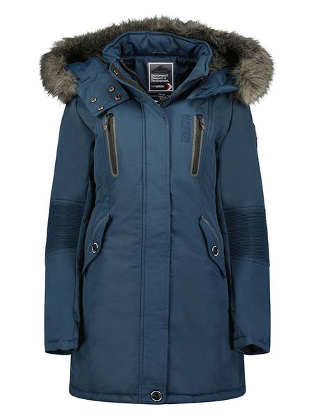 Geographical Norway Parka "Coraly" w kolorze granatowym rozmiar: M. Niebieskie parki damskie Geographical Norway, m, bez kaptura. Za 429.95 zł.