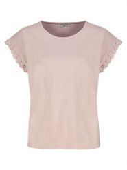 Eight2Nine Koszulka w kolorze jasnoróżowym rozmiar: XL. Różowe koszulki damskie Eight2Nine, xl, bez wzorów, z bawełny, bez kołnierzyka, bez ramiączek. Za 43.99 zł.