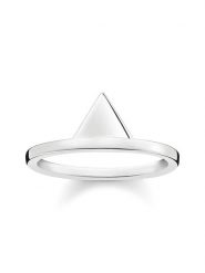 Thomas Sabo Srebrny pierścionek rozmiar: 48. Szare pierścionki damskie thomas sabo, srebrne. Za 70.24 zł.