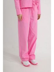 Josephine & Co Spodnie "Dominique" w kolorze różowym rozmiar: 34. Różowe spodnie materiałowe damskie Josephine & Co, bez wzorów, z bawełny. Za 195.99 zł.