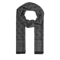 Szal Guess. Szare szaliki damskie Guess, z aplikacjami. Za 259.99 zł.