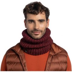 Komin an szyję - bandana BUFF knitted & fleece neckwarmer kim. Brązowe kominy damskie Buff, bez wzorów. Za 169.69 zł.