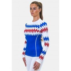 Koszulka termoaktywna Damska SURFANIC SWE2604. Niebieskie koszulki sportowe damskie SURFANIC, xs, bez wzorów, bez ramiączek. Za 169.99 zł.