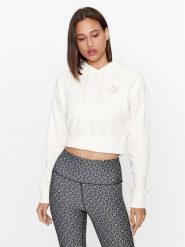 Puma Bluza Classics 621409 Écru Regular Fit. Bluzy damskie Puma, l, bez wzorów, z bawełny, bez kaptura. Za 179.99 zł.