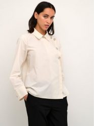 Karen by Simonsen Koszula Klarakb 10104584 Écru Classic Fit. Koszule damskie Karen by Simonsen, bez wzorów, z bawełny, bez kołnierzyka, bez ramiączek. Za 679.99 zł.