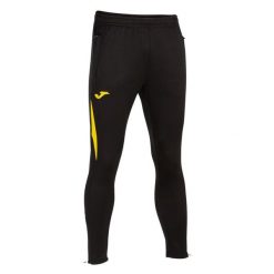 Spodnie dresowe Joma Championship VII. Czarne spodnie dresowe damskie Joma, bez wzorów, z dresówki. Za 274.50 zł.